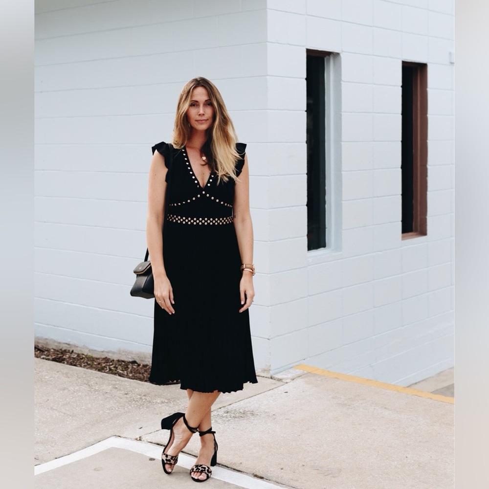 Kate Spade Black Midi Dress